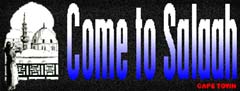 Come to Salaah in Cape Town